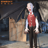 Life-size Scary Ghosts Vampiric Witch and Vampire Count Halloween Animated Model